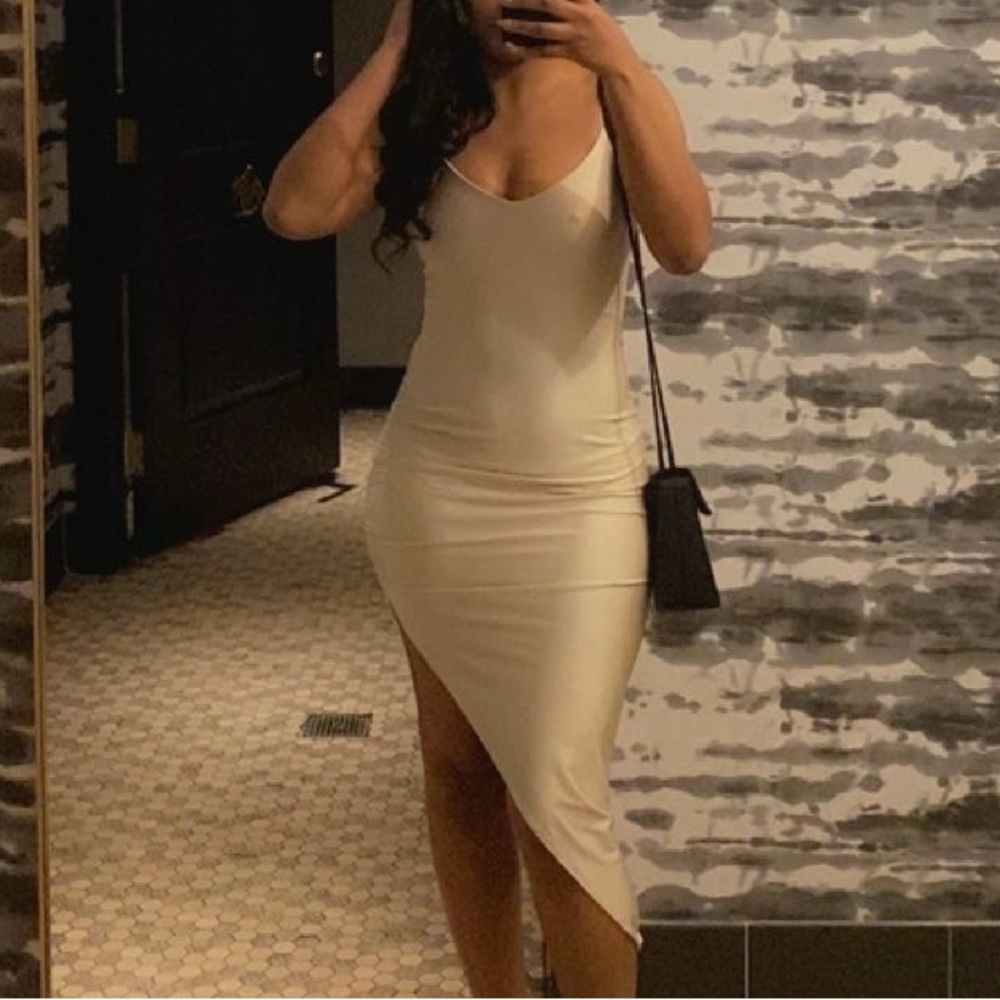 Elegant Cream Slip Dress from Windsor